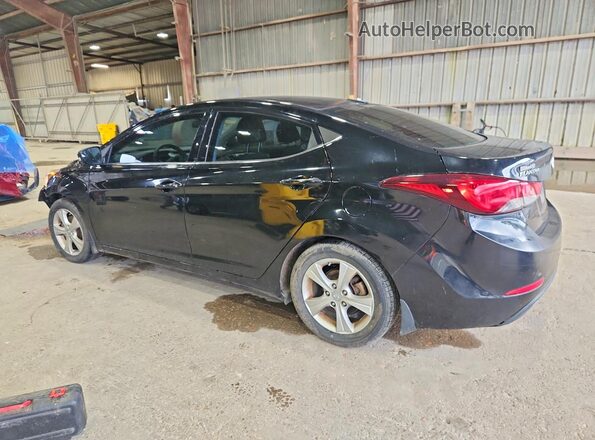 5NPDH4AE6GH723361 2016 HYUNDAI ELANTRA Black Trasero izquierdo