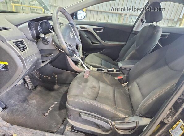 5NPDH4AE6GH723361 2016 HYUNDAI ELANTRA Black Vista interior delantera