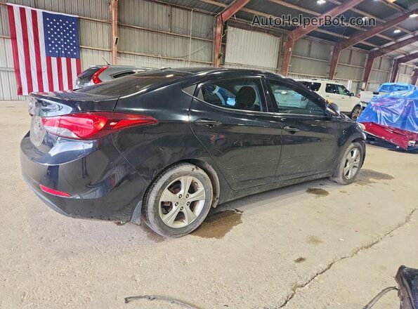 5NPDH4AE6GH723361 2016 HYUNDAI ELANTRA Black Trasero derecho
