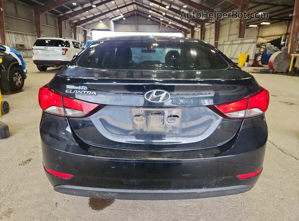 5NPDH4AE6GH723361 2016 HYUNDAI ELANTRA Black Vista trasera