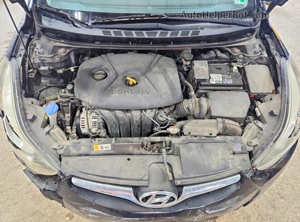 5NPDH4AE6GH723361 2016 HYUNDAI ELANTRA Black Vista interior trasera