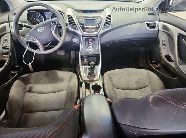 5NPDH4AE6GH723361 2016 HYUNDAI ELANTRA Black Vista del salpicadero