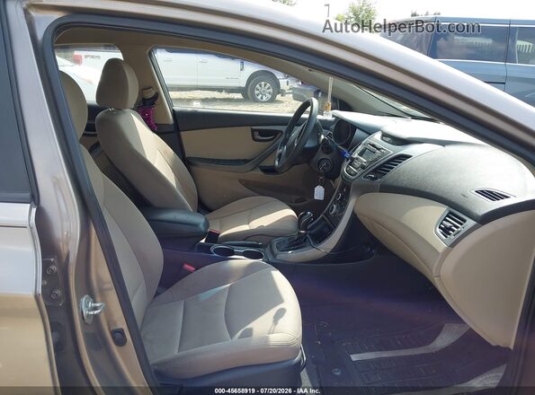 5NPDH4AE6GH732397 2016 HYUNDAI ELANTRA Gray Front interior view
