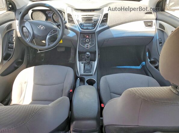 5NPDH4AE6GH734618 2016 HYUNDAI ELANTRA Silver Առջևի վահանակի տեսք