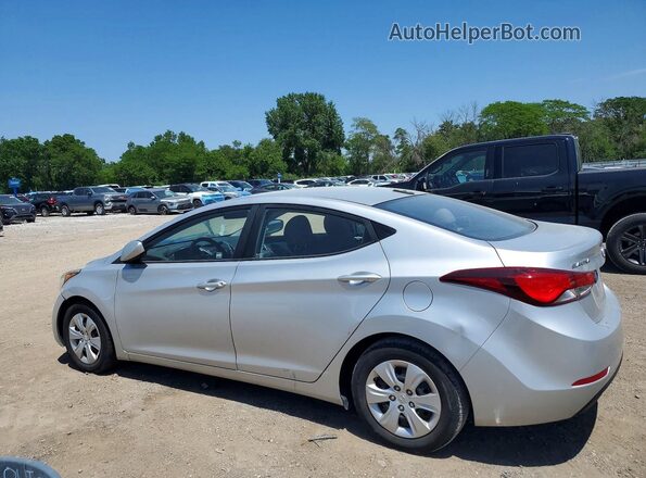 5NPDH4AE6GH734618 2016 HYUNDAI ELANTRA Silver Հետևի ձախ