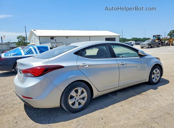 5NPDH4AE6GH734618 2016 HYUNDAI ELANTRA Silver Հետևի աջ