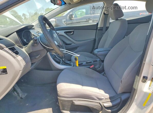 5NPDH4AE6GH734618 2016 HYUNDAI ELANTRA Silver Սալոնի դիմացի տեսք