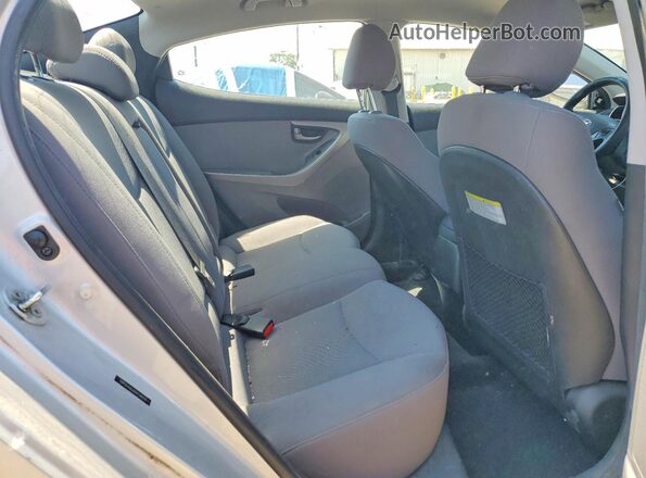 5NPDH4AE6GH734618 2016 HYUNDAI ELANTRA Silver Հետևի նստատեղերի տեսք