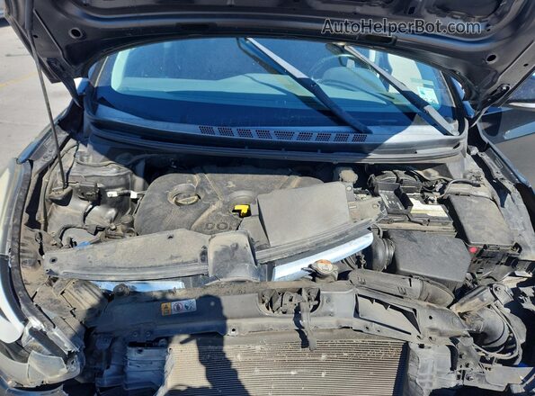5NPDH4AE6GH735459 2016 HYUNDAI ELANTRA Black უკანა სალონის ხედი
