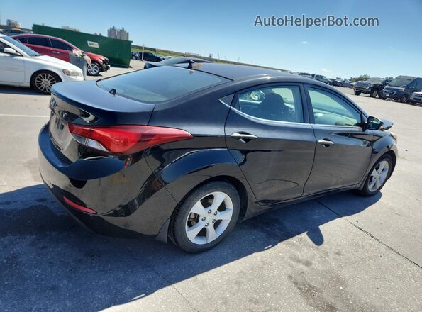 5NPDH4AE6GH735459 2016 HYUNDAI ELANTRA Black უკანა მარჯვენა