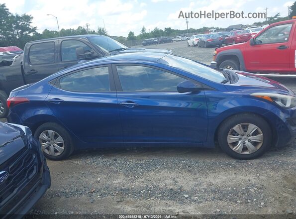 5NPDH4AE6GH738376 2016 HYUNDAI ELANTRA Navy Vista interior trasera