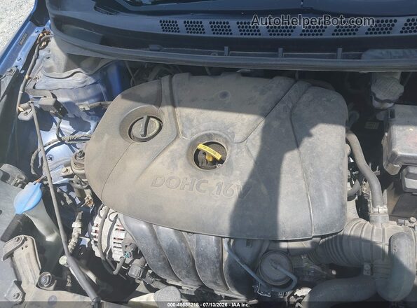 5NPDH4AE6GH738376 2016 HYUNDAI ELANTRA Navy Vista trasera