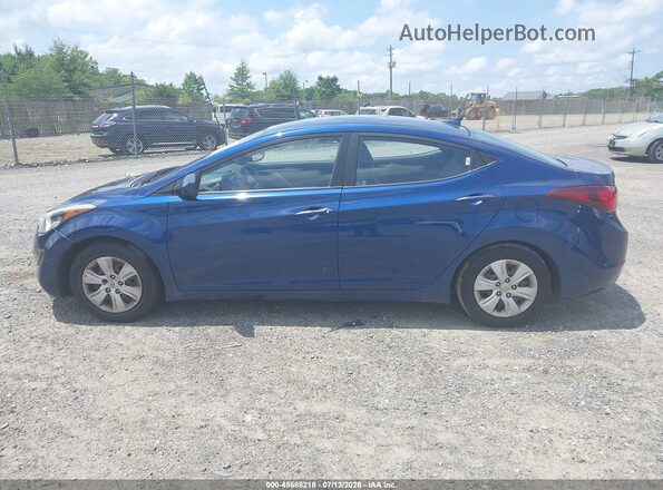 5NPDH4AE6GH738376 2016 HYUNDAI ELANTRA Navy Vista interior de 360 grados