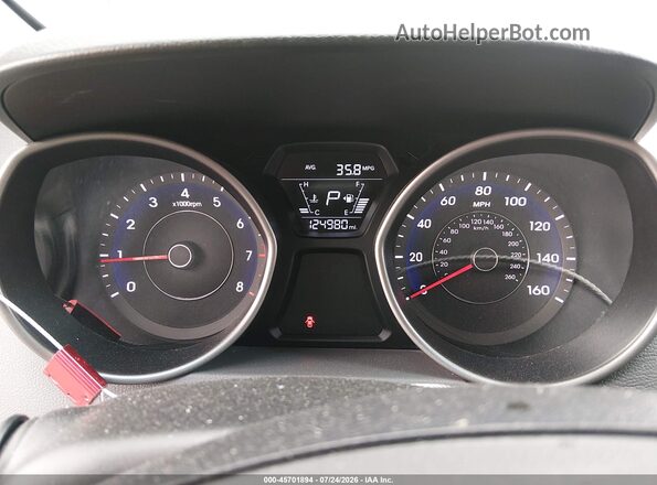 5NPDH4AE6GH742489 2016 HYUNDAI ELANTRA Silver Vista de los asientos traseros
