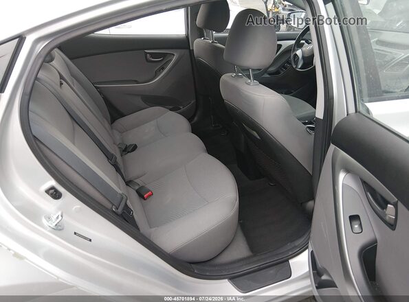 5NPDH4AE6GH742489 2016 HYUNDAI ELANTRA Silver Vista de la etiqueta del VIN