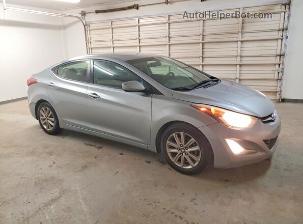 5NPDH4AE6GH749538 2016 HYUNDAI ELANTRA Silver Передня права чверть