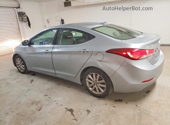5NPDH4AE6GH749538 2016 HYUNDAI ELANTRA Silver Задня ліва чверть