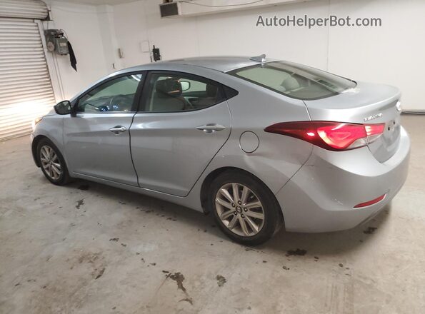 5NPDH4AE6GH749538 2016 HYUNDAI ELANTRA Silver 