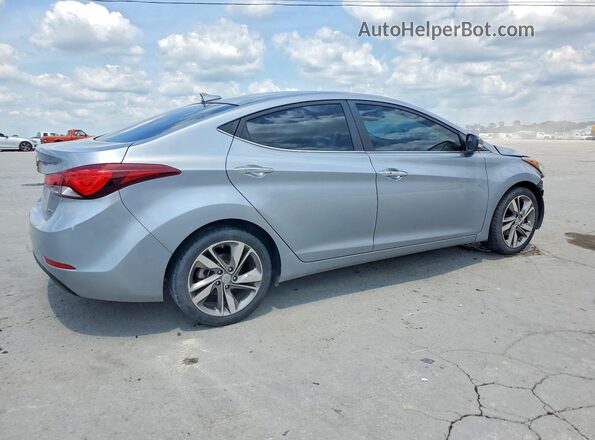 5NPDH4AE6GH764170 2016 HYUNDAI ELANTRA Silver Rear right