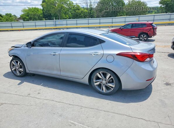 5NPDH4AE6GH764170 2016 HYUNDAI ELANTRA Silver Rear left