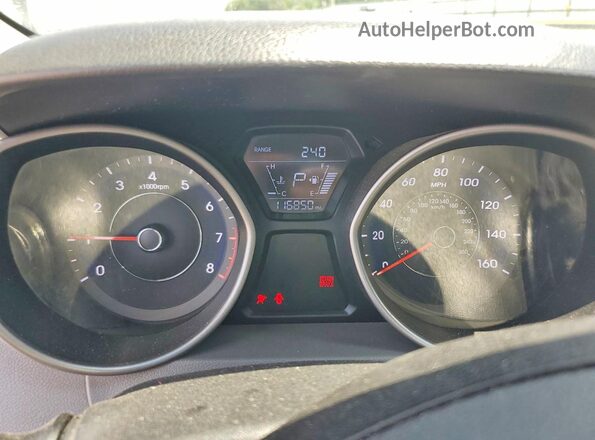5NPDH4AE6GH764170 2016 HYUNDAI ELANTRA Silver Instrument cluster view
