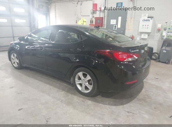 5NPDH4AE6GH784144 2016 HYUNDAI ELANTRA Black Trasero izquierdo