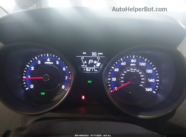 5NPDH4AE6GH784144 2016 HYUNDAI ELANTRA Black Vista de los asientos traseros