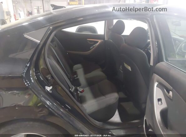 5NPDH4AE6GH784144 2016 HYUNDAI ELANTRA Black Vista de la etiqueta del VIN