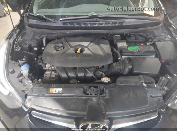 5NPDH4AE6GH784144 2016 HYUNDAI ELANTRA Black Vista trasera