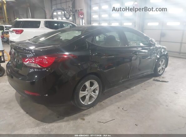 5NPDH4AE6GH784144 2016 HYUNDAI ELANTRA Black Trasero derecho