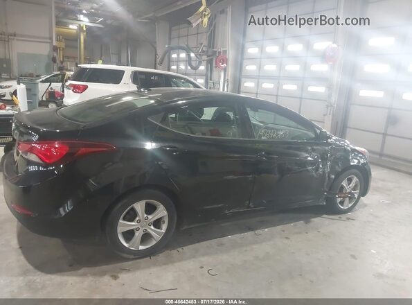 5NPDH4AE6GH784144 2016 HYUNDAI ELANTRA Black Vista interior trasera