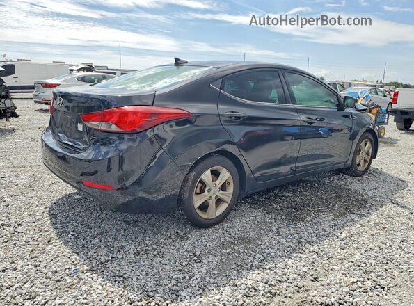 5NPDH4AE6GH788663 2016 HYUNDAI ELANTRA Black Задня права чверть