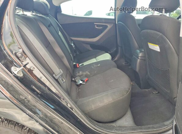 5NPDH4AE6GH788663 2016 HYUNDAI ELANTRA Black Вид задніх сидінь