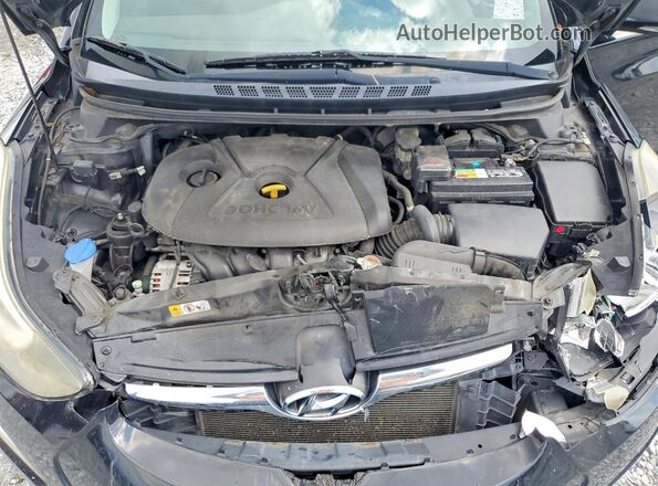 5NPDH4AE6GH788663 2016 HYUNDAI ELANTRA Black Вид задньої частини салону