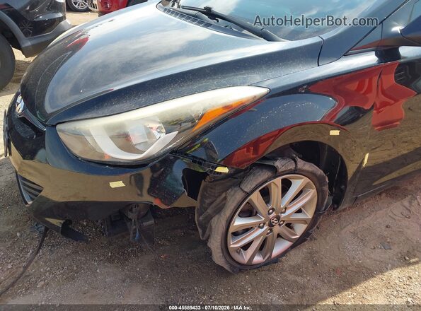 5NPDH4AE7GH653286 2016 HYUNDAI ELANTRA Black Rear interior view