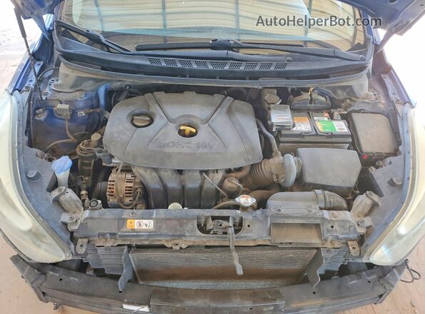 5NPDH4AE7GH659136 2016 HYUNDAI ELANTRA Blue Vista interior trasera