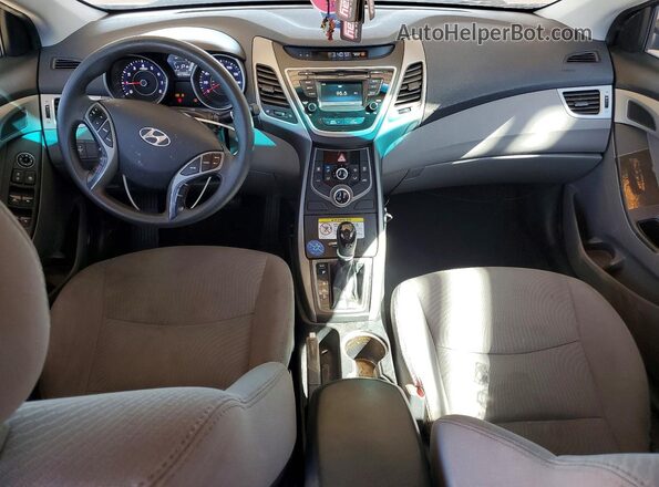 5NPDH4AE7GH659136 2016 HYUNDAI ELANTRA Blue Vista del salpicadero