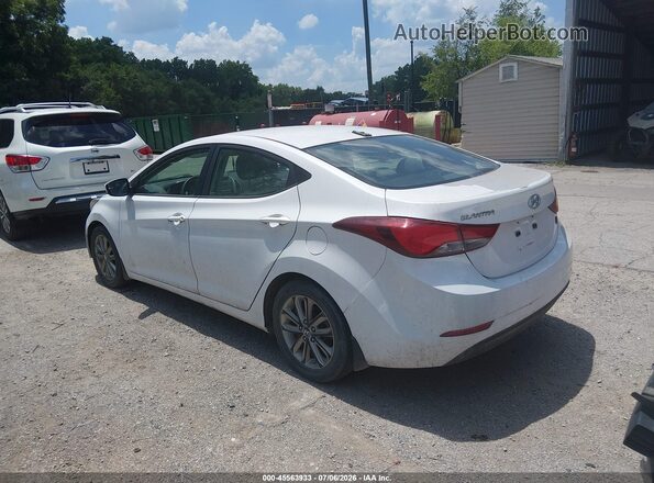 5NPDH4AE7GH661095 2016 HYUNDAI ELANTRA White Задня ліва чверть