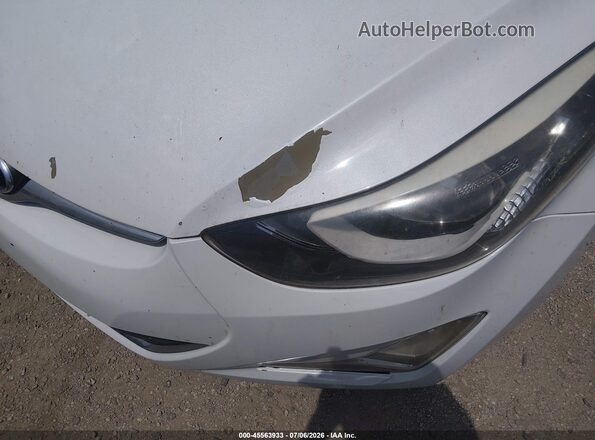 5NPDH4AE7GH661095 2016 HYUNDAI ELANTRA White Вид щитка приладів