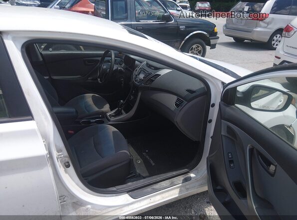 5NPDH4AE7GH661095 2016 HYUNDAI ELANTRA White Вид салону спереду