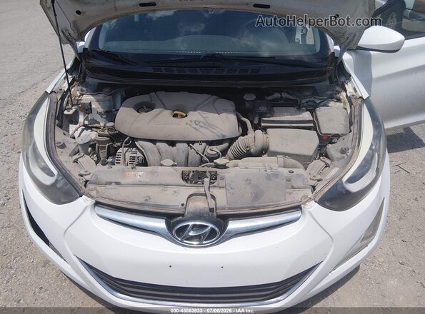 5NPDH4AE7GH661095 2016 HYUNDAI ELANTRA White Вид ззаду