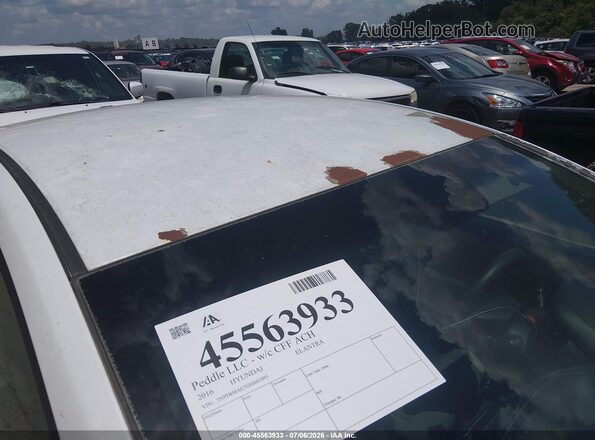 5NPDH4AE7GH661095 2016 HYUNDAI ELANTRA White 