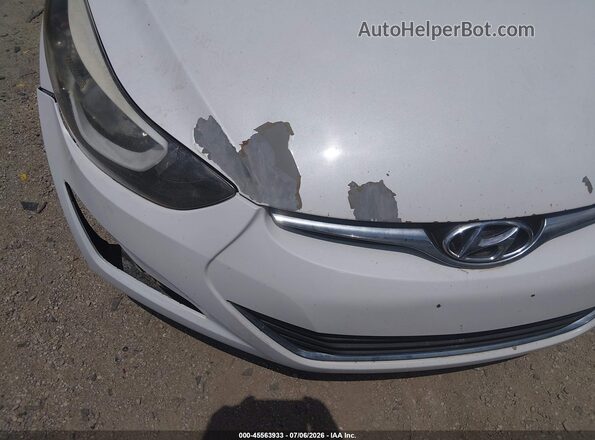 5NPDH4AE7GH661095 2016 HYUNDAI ELANTRA White Вид задньої частини салону