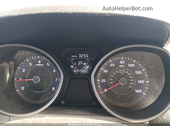 5NPDH4AE7GH664661 2016 HYUNDAI ELANTRA Синий Вид задних сидений