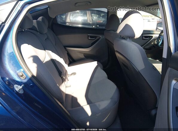 5NPDH4AE7GH664661 2016 HYUNDAI ELANTRA Синий Вид наклейки с VIN-кодом
