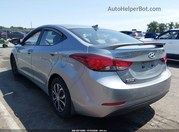 5NPDH4AE7GH664871 2016 HYUNDAI ELANTRA Silver Tył lewy