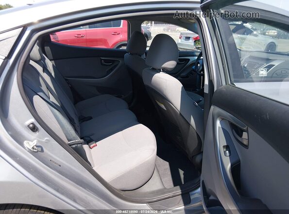 5NPDH4AE7GH664871 2016 HYUNDAI ELANTRA Silver Widok naklejki z numerem VIN