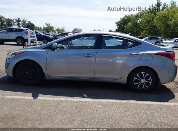 5NPDH4AE7GH664871 2016 HYUNDAI ELANTRA Silver 