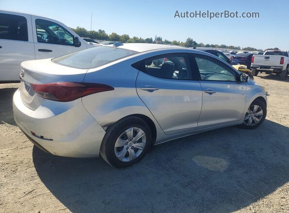 5NPDH4AE7GH681038 2016 HYUNDAI ELANTRA Silver Հետևի աջ