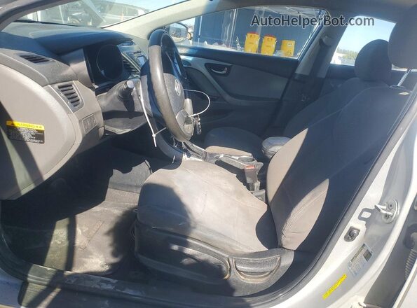 5NPDH4AE7GH681038 2016 HYUNDAI ELANTRA Silver Սալոնի դիմացի տեսք